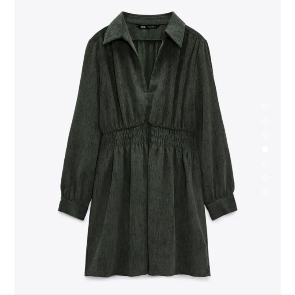 ZARA CORDUROY SHORT DRESS